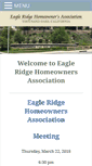 Mobile Screenshot of eagleridgehoa.com